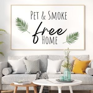 Pet & Smoke Free Home
